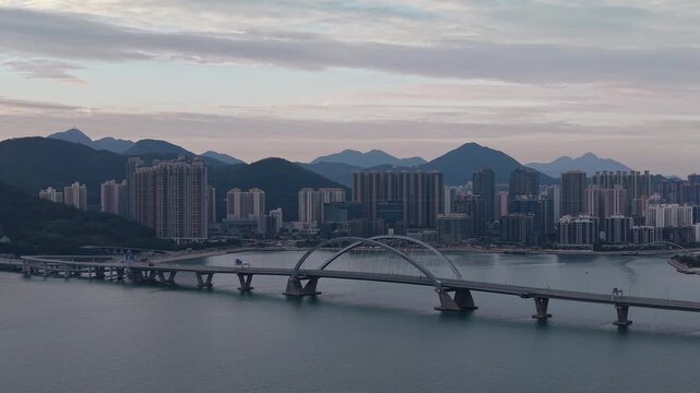 Majestic Tseung Kwan O Cross Bay Bridge View Oct 26 2025