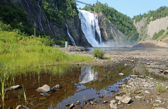 Scenic Montmorency Falls - Quebec, Canada