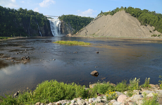 Landscape with Montmorency Falls - Quebec, Canada