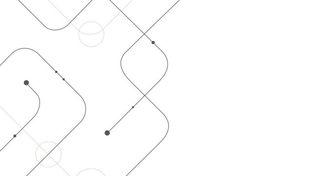Abstract geometric Circuit connect lines and dots.Simple technology graphic background.Illustration Vector design Network technology and Connection concept