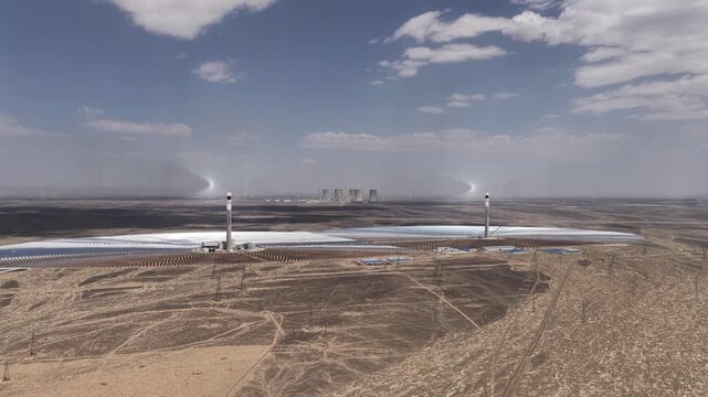 The Solar Oasis: A Hybrid CSP and PV Power Complex