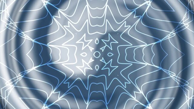 Symmetrical blue grey gradient line art patterns abstract blue grey water ripple visual effect. Great for web backgrounds, packaging design, digital art.