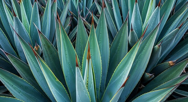 agave leaves background