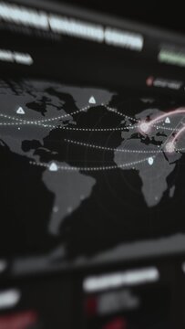 Vertical Global Threat Trajectory Network