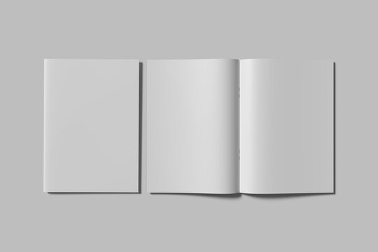 Magazine Blank Mockup Magazine
