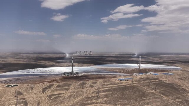 Hybrid power plant integrating concentrated solar power and photovoltaic power generation