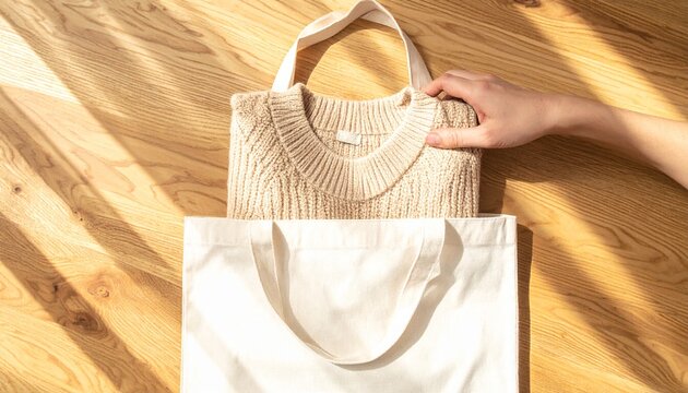 寒暖差対策をイメージした秋の持ち物ライフスタイル