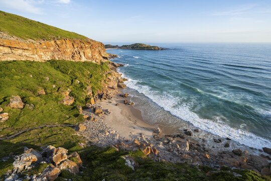 Beach, coast and sea at Robberg Nature Reserve, Plettenberg Bay, South Africa