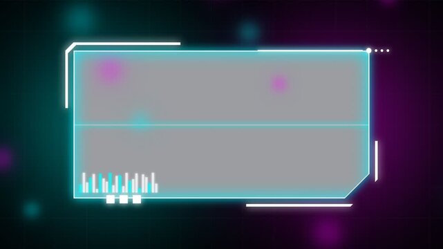 A vibrant digital interface frame featuring glowing cyan light paths and dynamic data indicators rests upon a dark mysterious atmosphere that enhances the visibility of this interactive