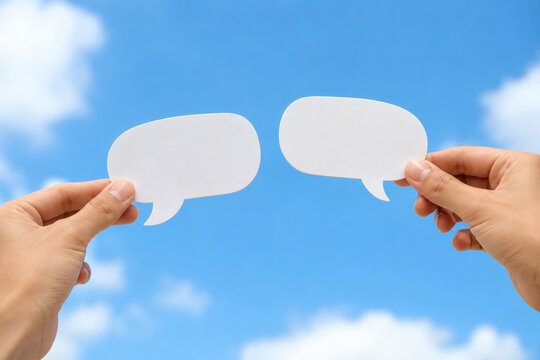 Speech Bubble Communication Concept Conversation Dialogue Talking Idea