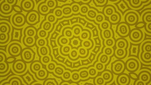 Intricate golden geometric mandala pattern forming a seamless ornamental background