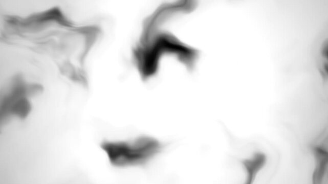Abstract grey liquid smoke forms an organic loopable background pattern.