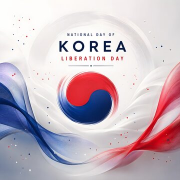 Korea liberation day celebration design