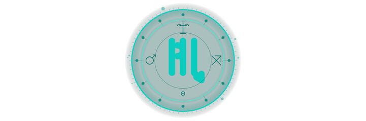 Fototapeta premium Stonehenge sunrise alignment symbol. Isolated transparent PNG overlay.