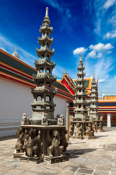 A buddhist temple Wat Pho. Bangkok, Thailand