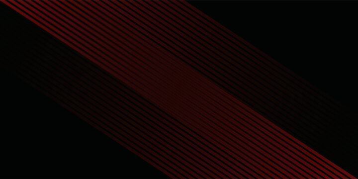 Abstract black and red stripes line gradient background for backdrop or presentation