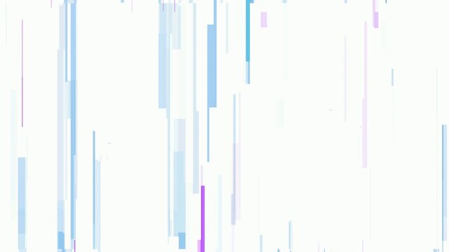 Abstract digital rain falling with subtle color transitions in a dark void