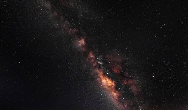 Milky Way spreading across the dark sky of Southeastern Arizona