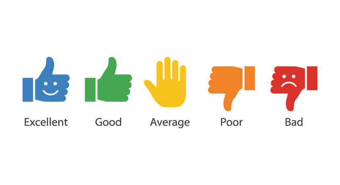 Hand Gestures With Facial Expressions Flat Color Icon Silhouette