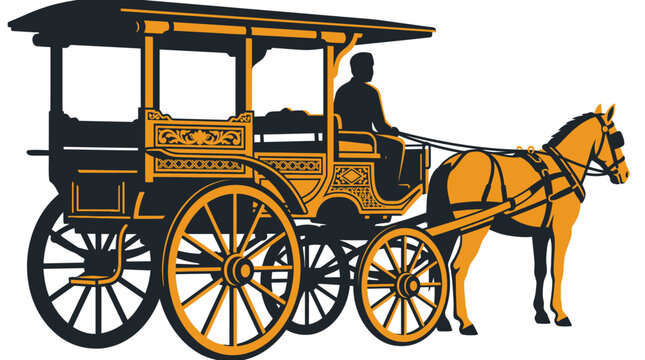 Vintage Horse Drawn Carriage.