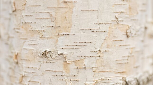 Close-up shot of birch bark texture for a natural organic background.