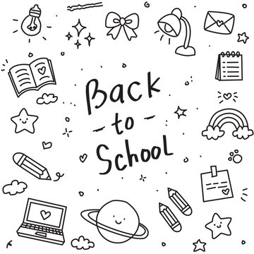 back to school doodles