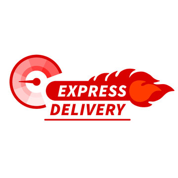 express delivery logo vector illustration for graphic design