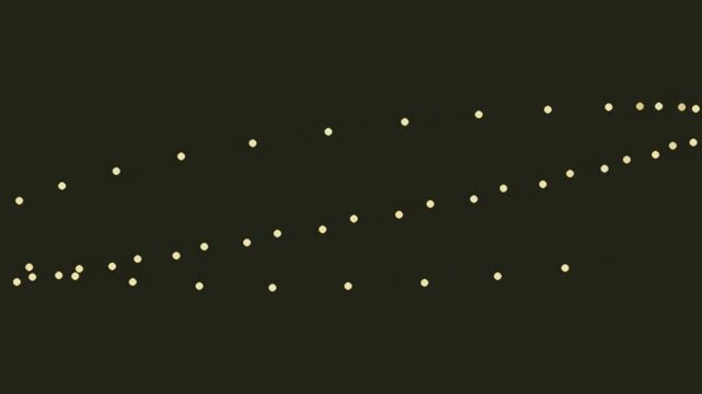 Glowing Gold Particles DNA Helix Abstract Motion Loop