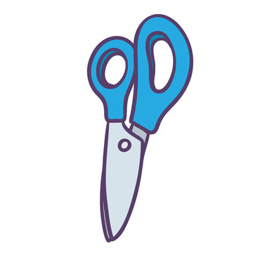 Big scissors with rounded tips