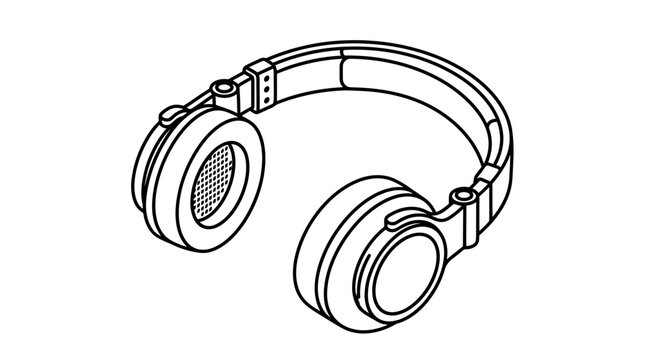 Modern audio headset device for music listening and sound production