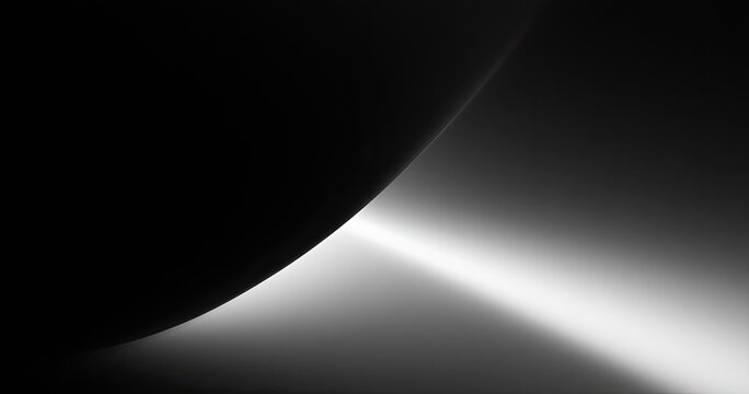 Abstract gradient transition from deep shadow to bright luminescence