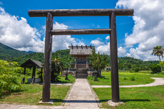 Luye Shinto Shrine located in Luye township, Taitung County, Taiwan