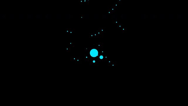 Futuristic 3D DNA double helix assembly sequence. Nucleotide base pairs procedurally connect and twist with cyan energy pulses before dissolving smoothly. 6s transparent medical motion graphics loop.