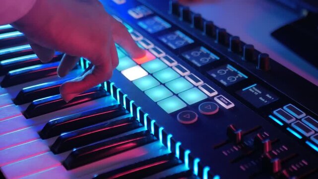4K Professional Digital Audio Mixing Console with Ethernet Network Connectivity and Electronic Control Panel for Music Studio Sound Production Technology