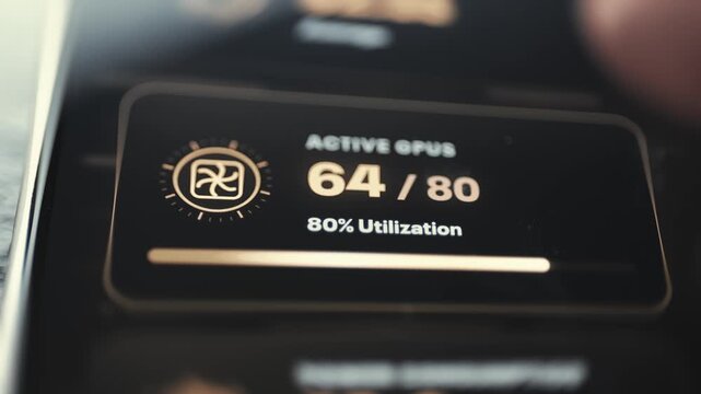 Active GPU Capacity and Utilization Indicator