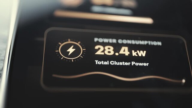 GPU Cluster Power Consumption Monitoring Card