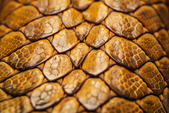 Exotic natural python snake leather texture background