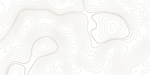 Abstract background with waves Geographic mountain reliefStylized topographic contour map. Geographic line mountain relief.Contour background geographic grid. © NAZMA