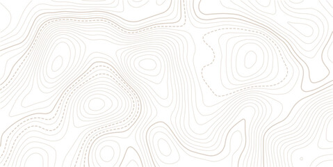 The concept of a conditional geography scheme and the terrain path. Wide size. Map on land vector terrain Illustration.cartography design element. Vector illustratio  © NAZMA