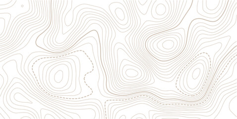 The concept of a conditional geography scheme and the terrain path. Wide size. Map on land vector terrain Illustration.cartography design element. Vector illustratio  © NAZMA