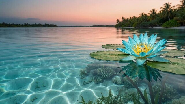 Island Lagoon Blue Lotus Loop