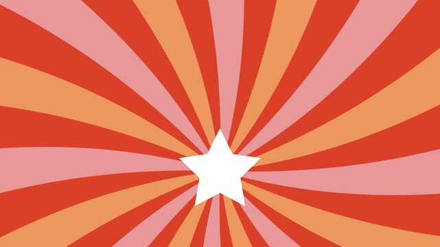 star sunburst radial rays rotating background