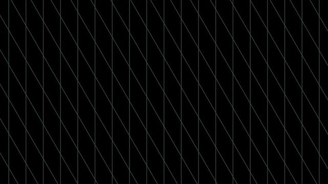 A seamless looping grid of faint green lines scrolling diagonally across a dark background.