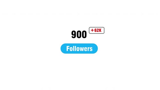 Successful social media growth with rapidly increasing follower count