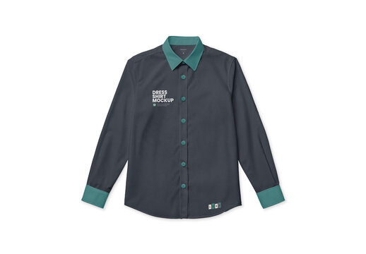 Dress Shirt Mockup Template for Poster Design and Visual Campaign