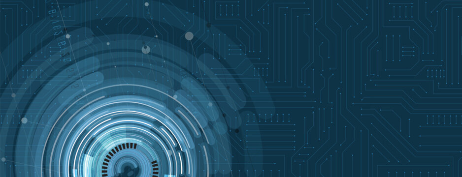 Digital cyberspace background representing big data, cloud computing, and AI