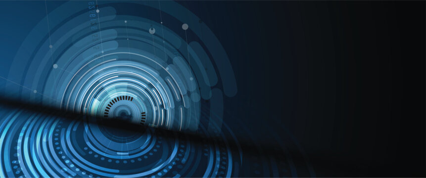 Digital cyberspace background representing big data, cloud computing, and AI