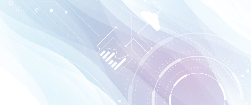 Digital cyberspace background representing big data, cloud computing, and AI
