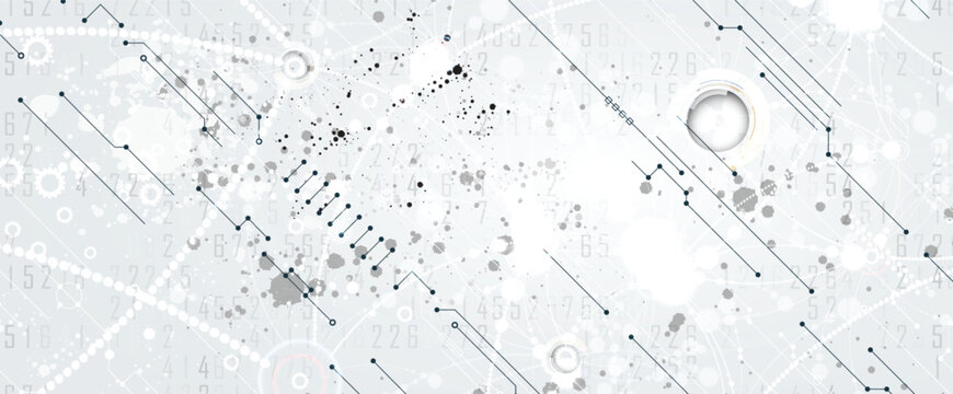 Digital cyberspace background representing big data, cloud computing, and AI