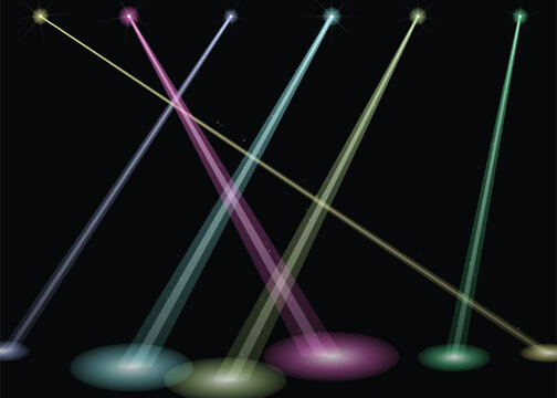 Abstract lines connecting dots on a dark background representing digital network communication isolated on transparent background, Vector